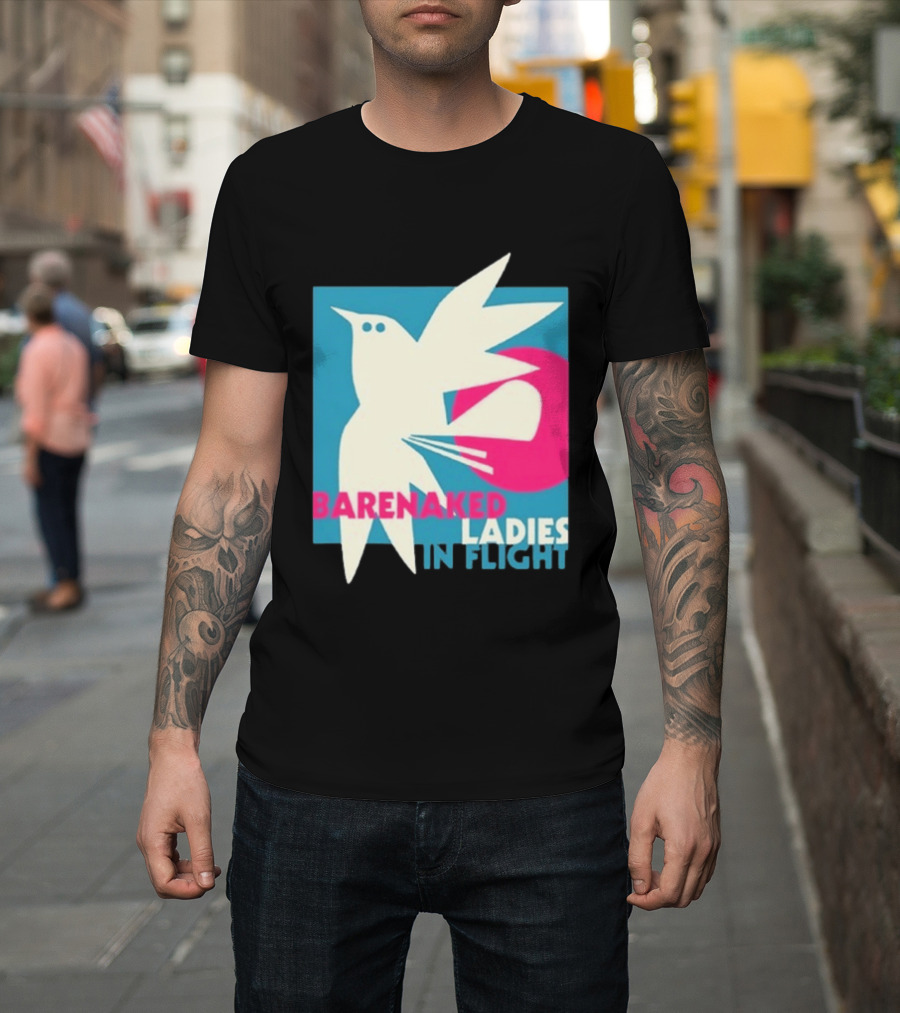 Barenaked Ladies In Flight Bird Tour 2024 Art Vintage Concert T-Shirt
