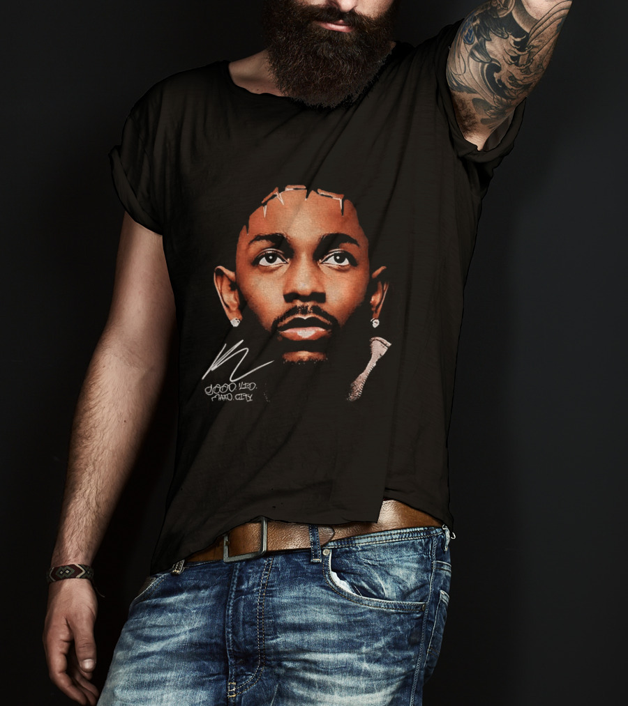 Kendrick Lamar Big Head Thorn Crown Good Kid M.A.A.D City T-Shirt