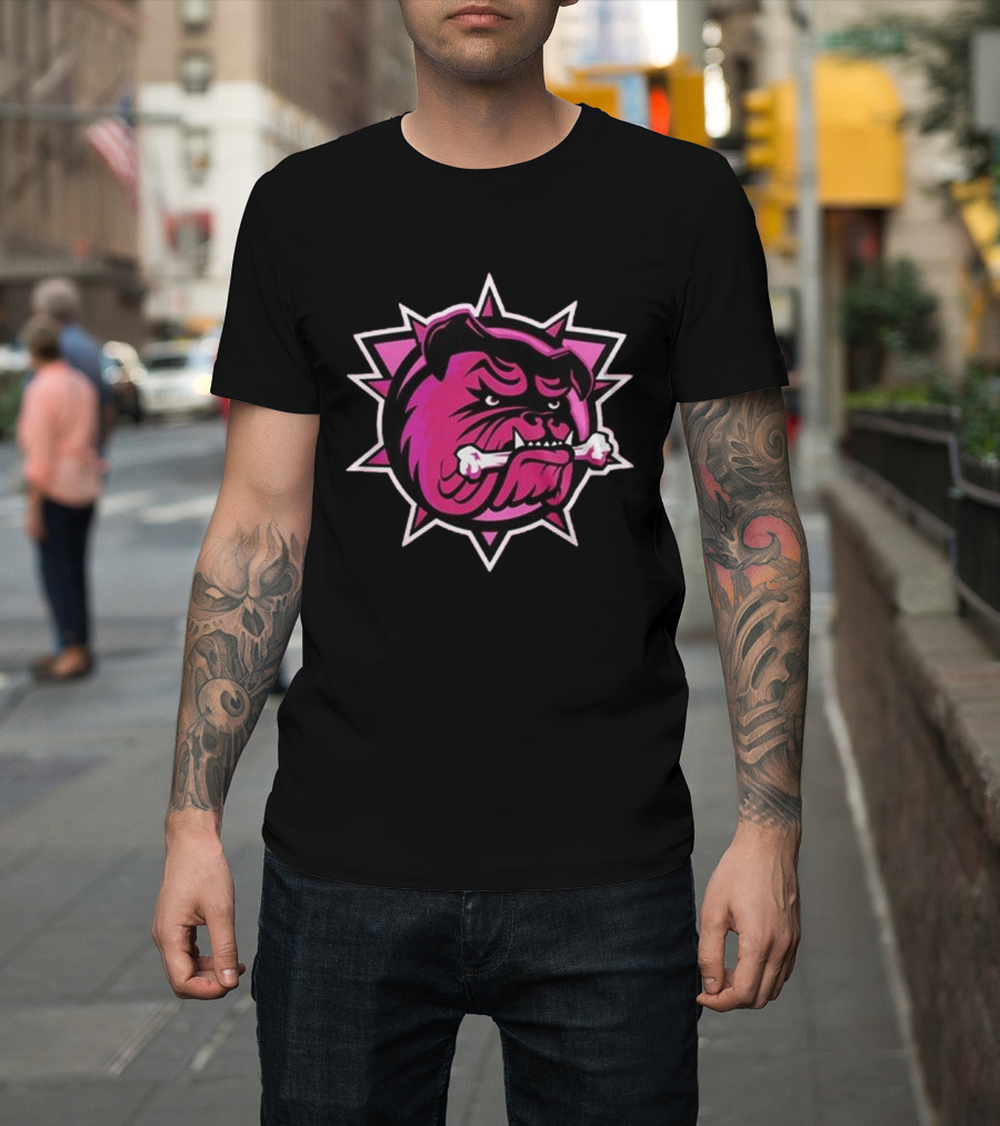 Brantford Bulldogs Pink In The Rink Night 2024 T-Shirt