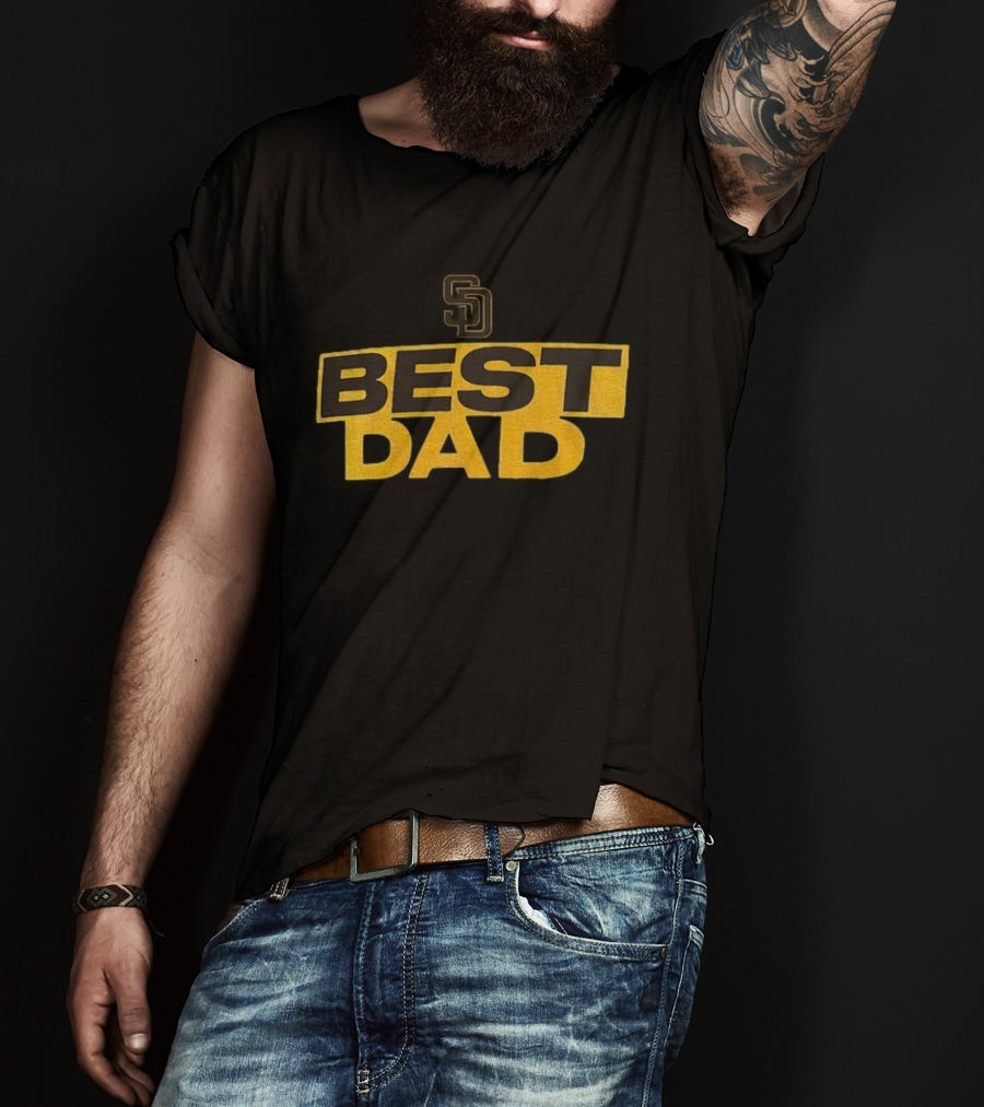San Diego Padres Best Dad Father's Day MLB SD T-Shirt