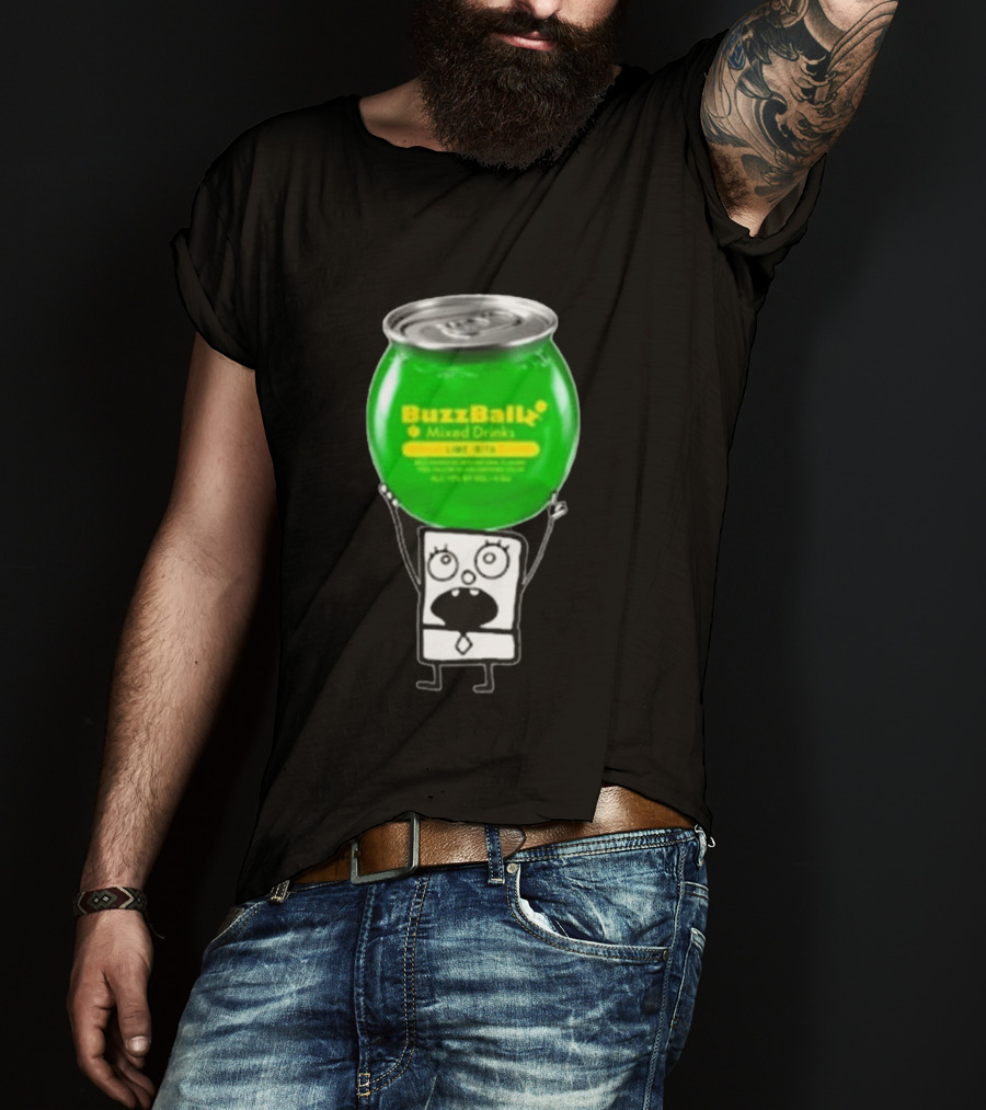 Doodlebob Lime Rita Buzzball Mixed Drinks T-Shirt