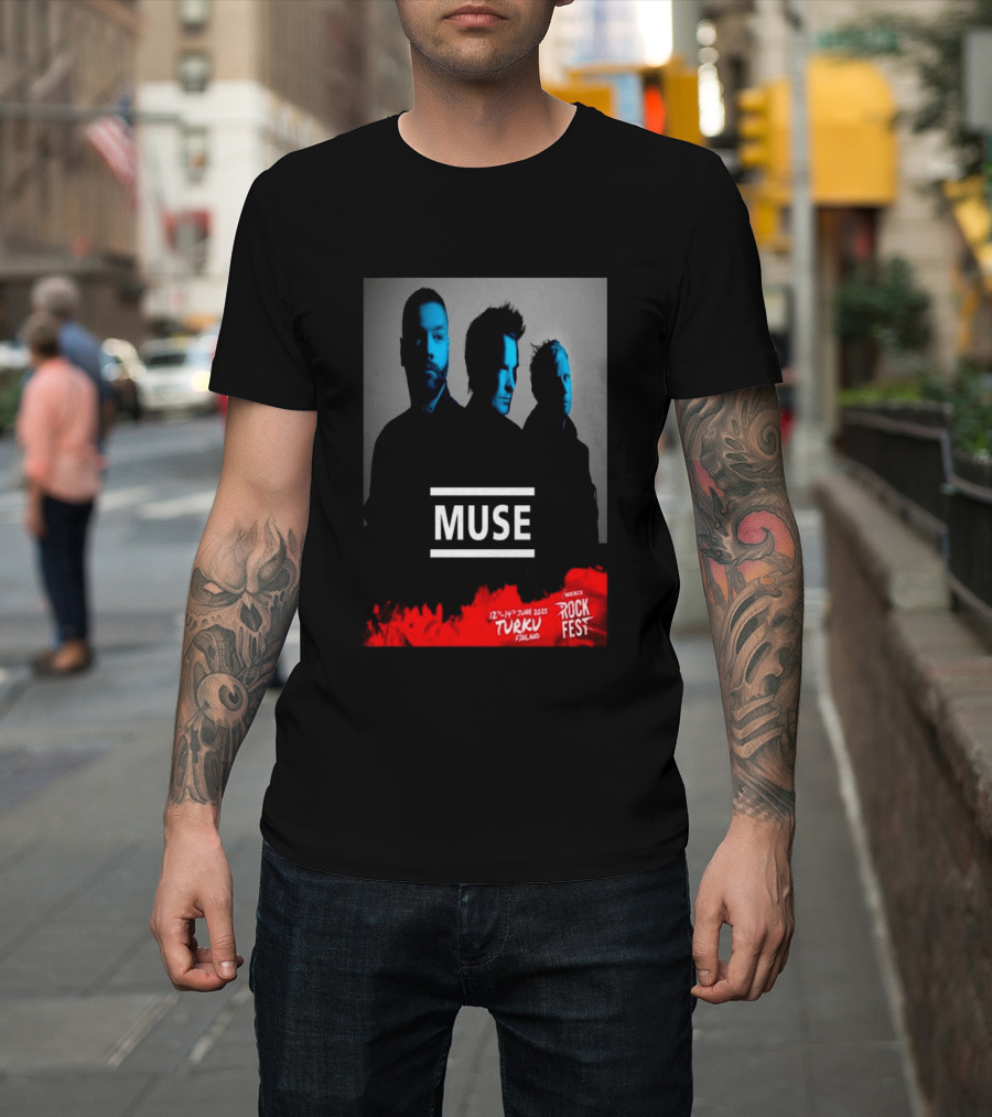 Muse Rockfest Turku 12th 14th June 2025 Finland T-Shirt
