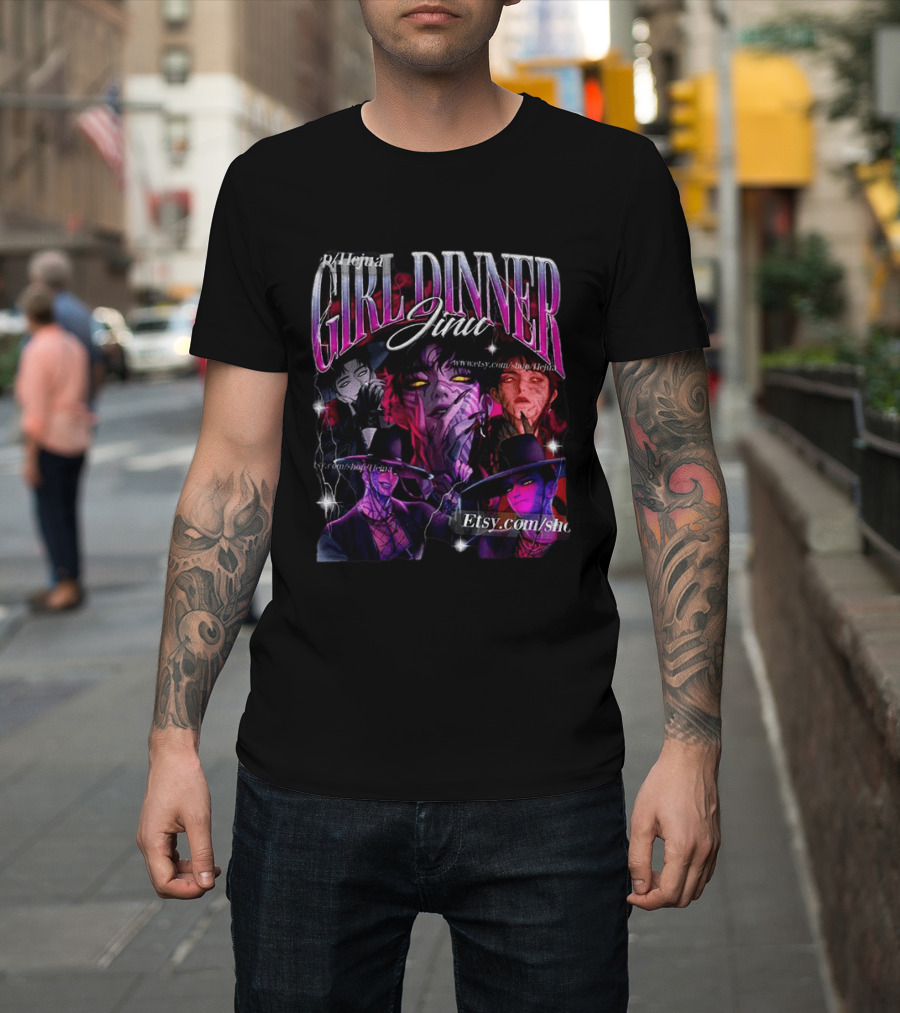 Girl Dinner Jinx Etsy Villain Crush Aesthetic T-Shirt