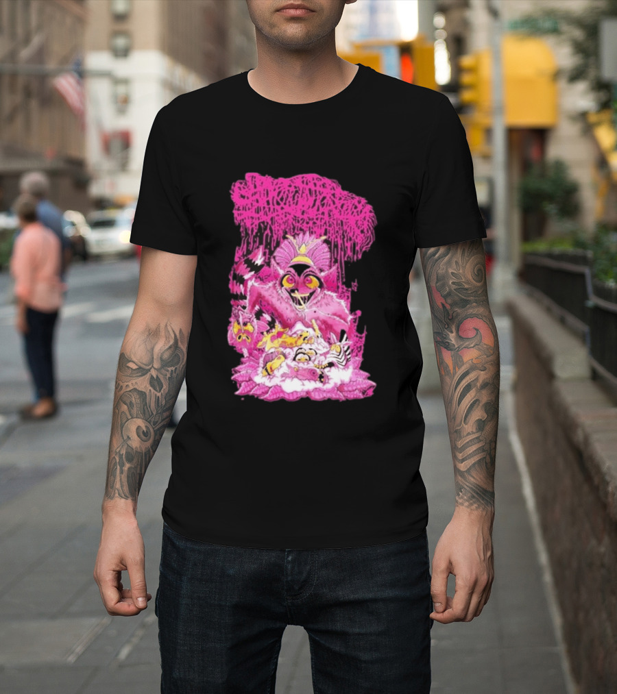 New Sanguisugabogg Pink Monster King Julian Purple T-Shirt