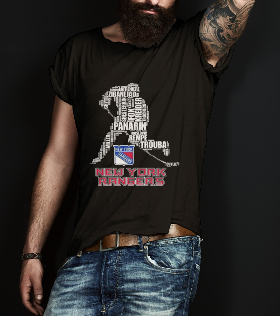 New York Rangers Hockey 2024 Panarin Trouba T-Shirt