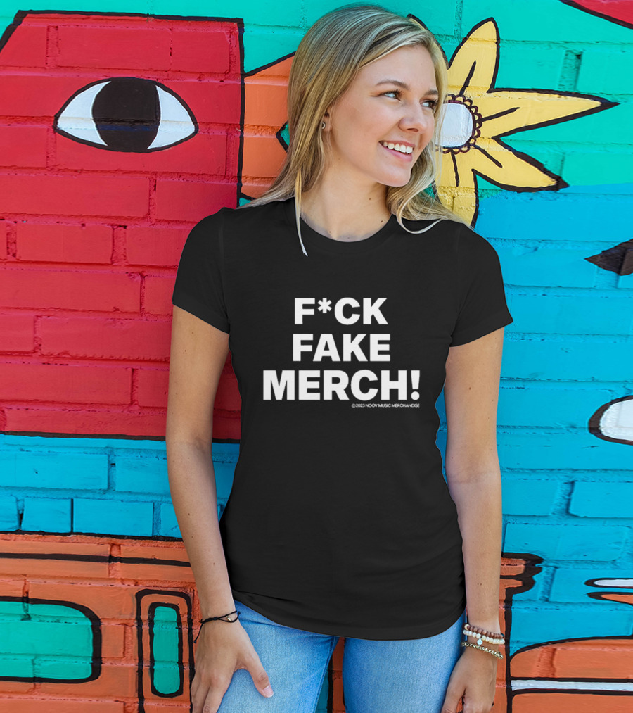 F*ck Fake Merch Noov Market T-Shirt