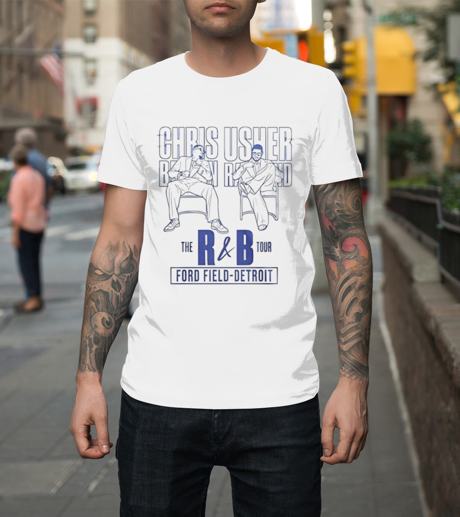 Chris Usher The R&B Tour Ford Field Detroit T-Shirt