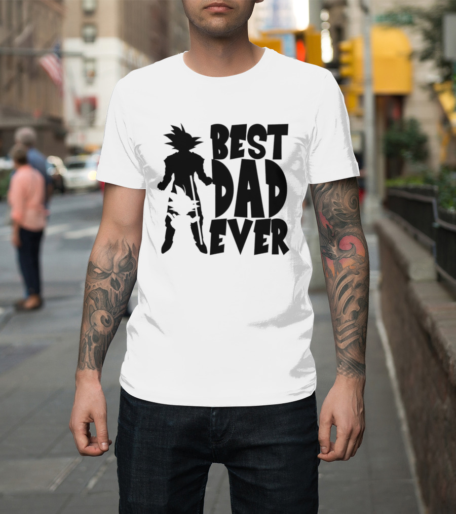 Best Dad Ever Goku Dragon Ball T-Shirt