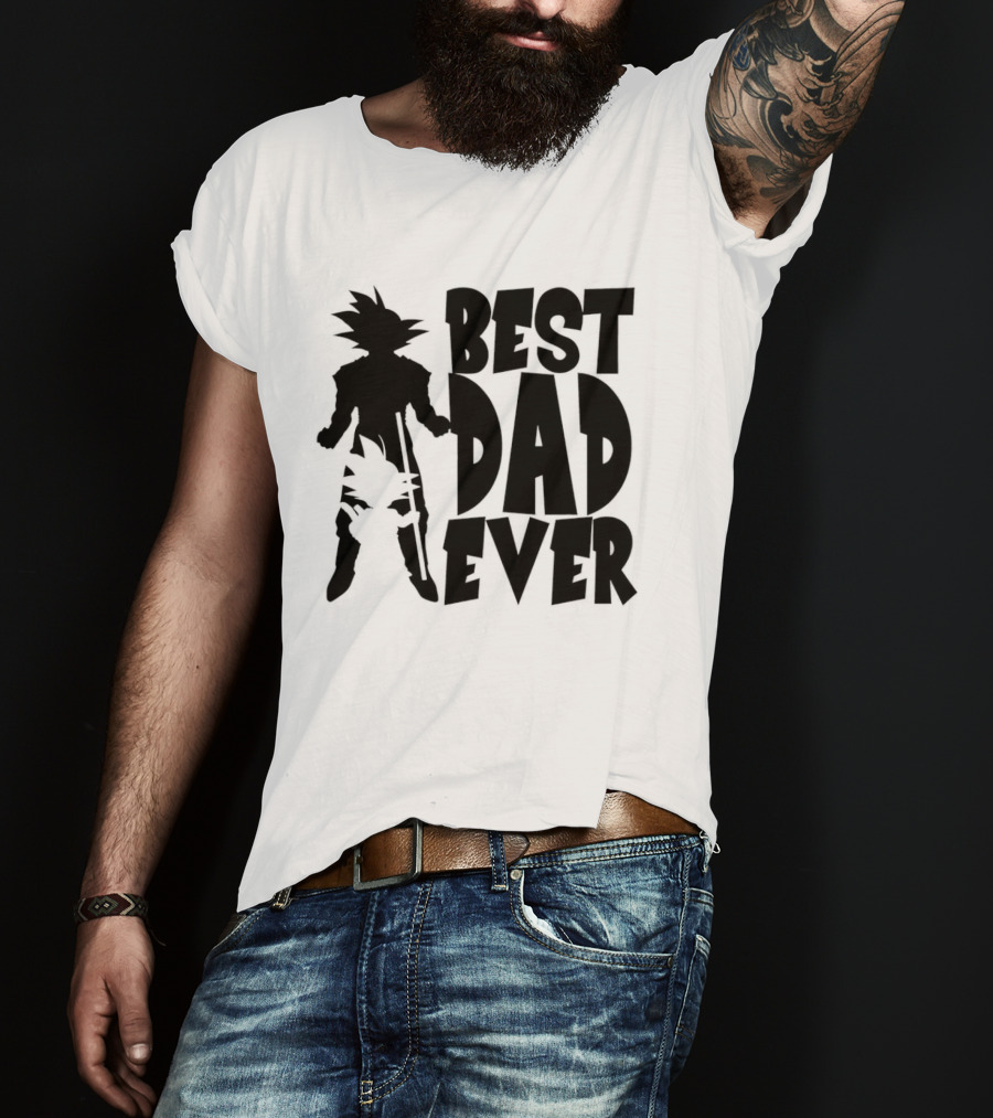 Best Dad Ever Goku Dragon Ball T-Shirt