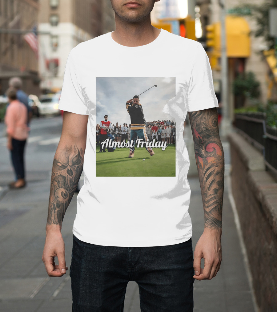 Happy Gilmore Almost Friday Hockey Golf Scene T-Shirt