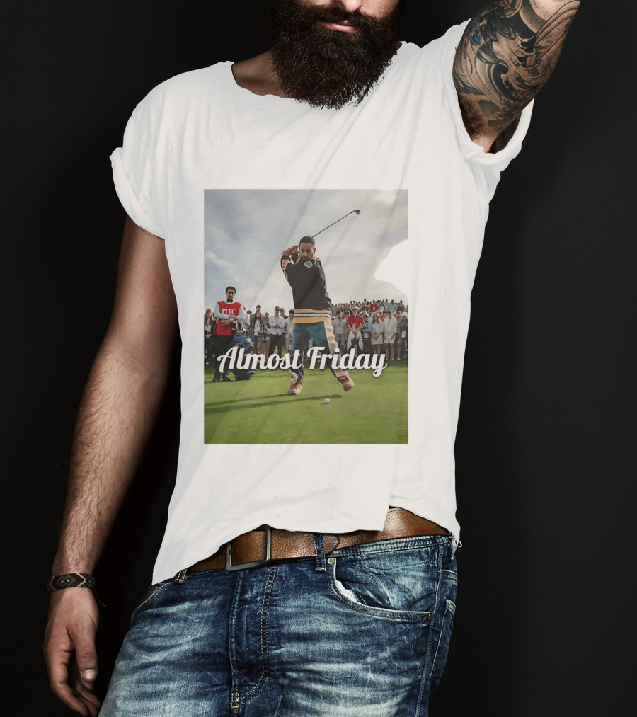 Happy Gilmore Almost Friday Hockey Golf Scene T-Shirt