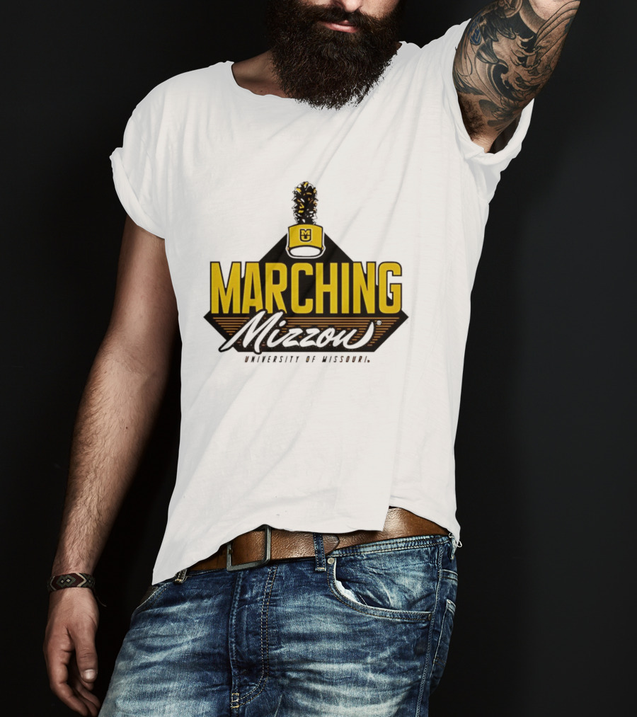 Marching Mizzou University Of Missouri Oval Tiger Head 2024 T-Shirt