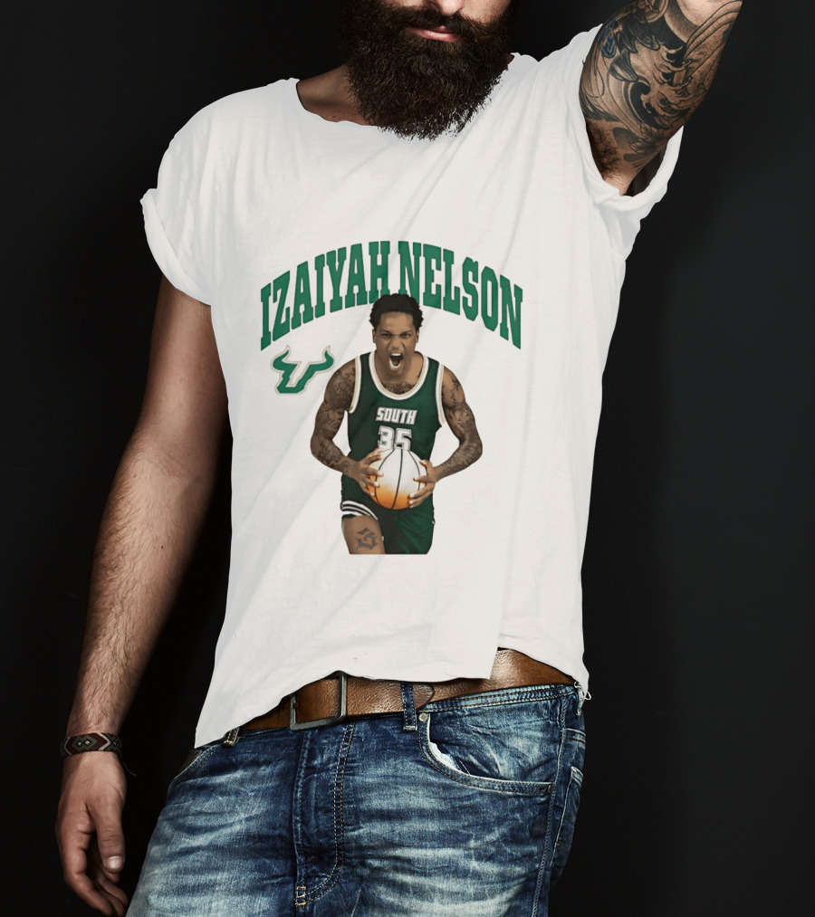 Izaiyah Nelson South Florida Bulls Basketball 35 T-Shirt