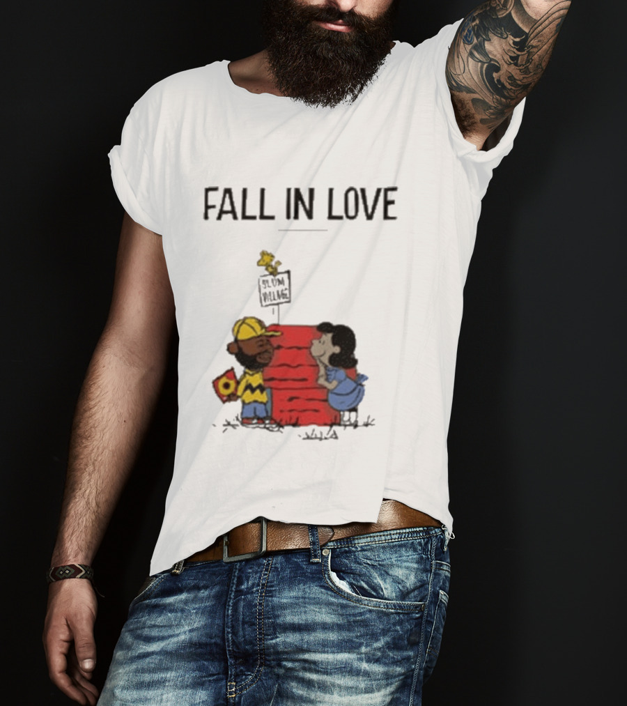 Fall In Love J Dilla Slum Village Lucy Peanuts T-Shirt