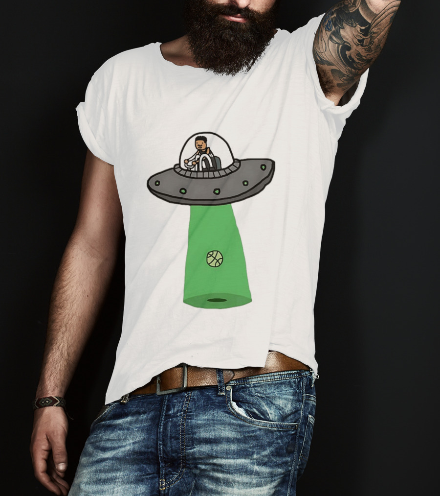 San Antonio Spurs Victor Wembanyama Wemby Extraterrestrial UFO Basketball T-Shirt