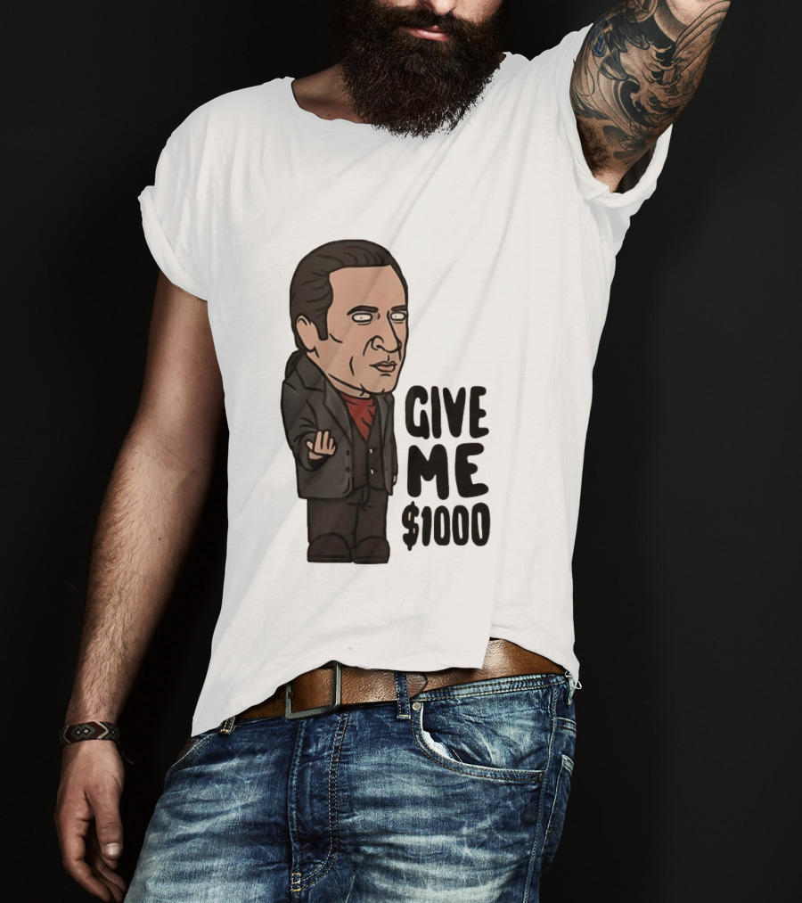 The Sopranos Furio Giunta Cartoon Give Me $1000 T-Shirt