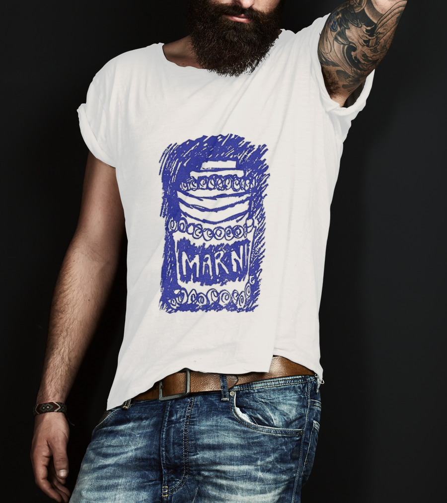 Travis Kelce 30th Anniversary Marni Runway Cool Collaboration T-Shirt