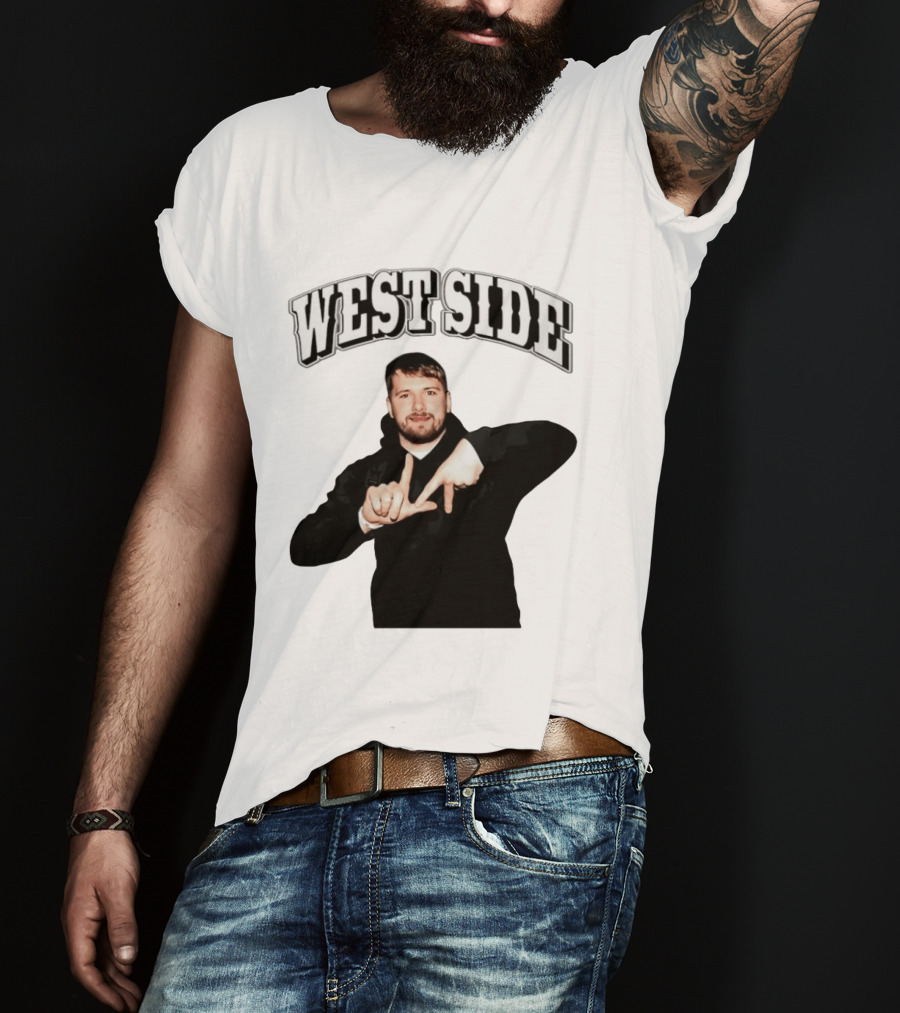 Luka Doncic Westside LA Hand Lakers T-Shirt