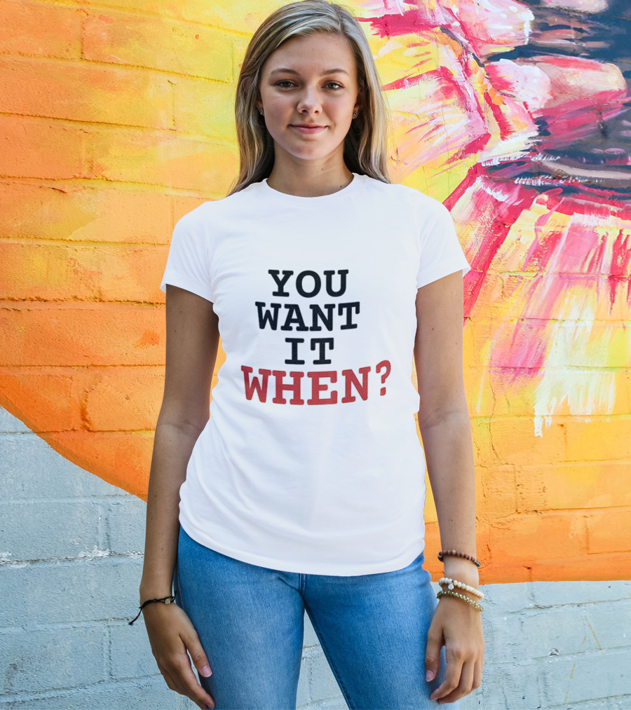 Zootopia Flash The Sloth You Want It When? T-Shirt