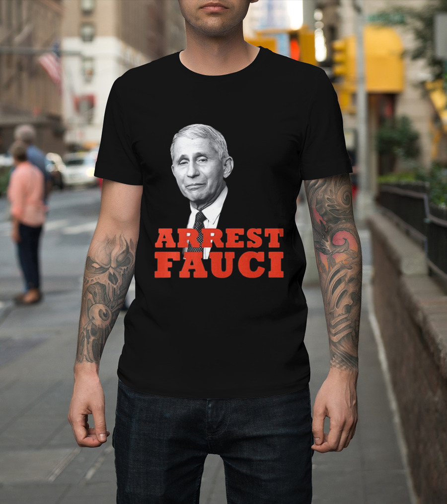 Arrest Dr Fauci Meme Face T-Shirt