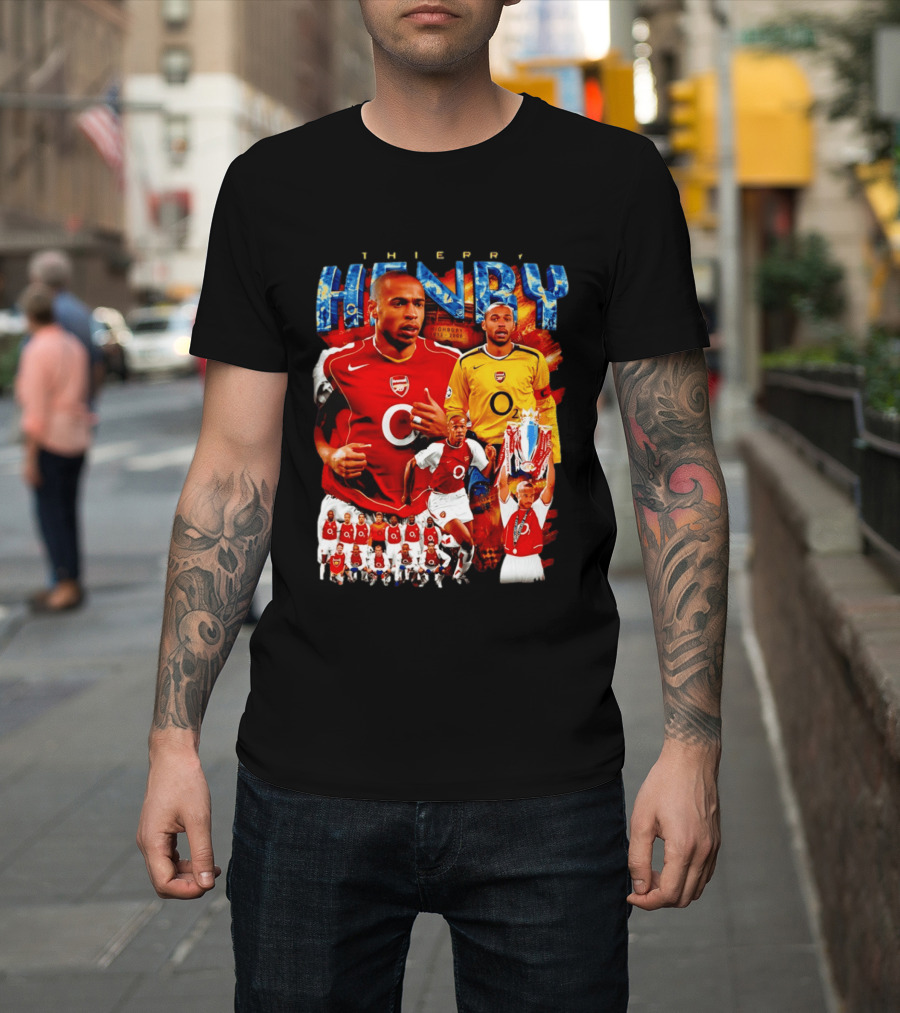 Thierry Henry Arsenal Highbury Legends Collection 1999 2006 T-Shirt