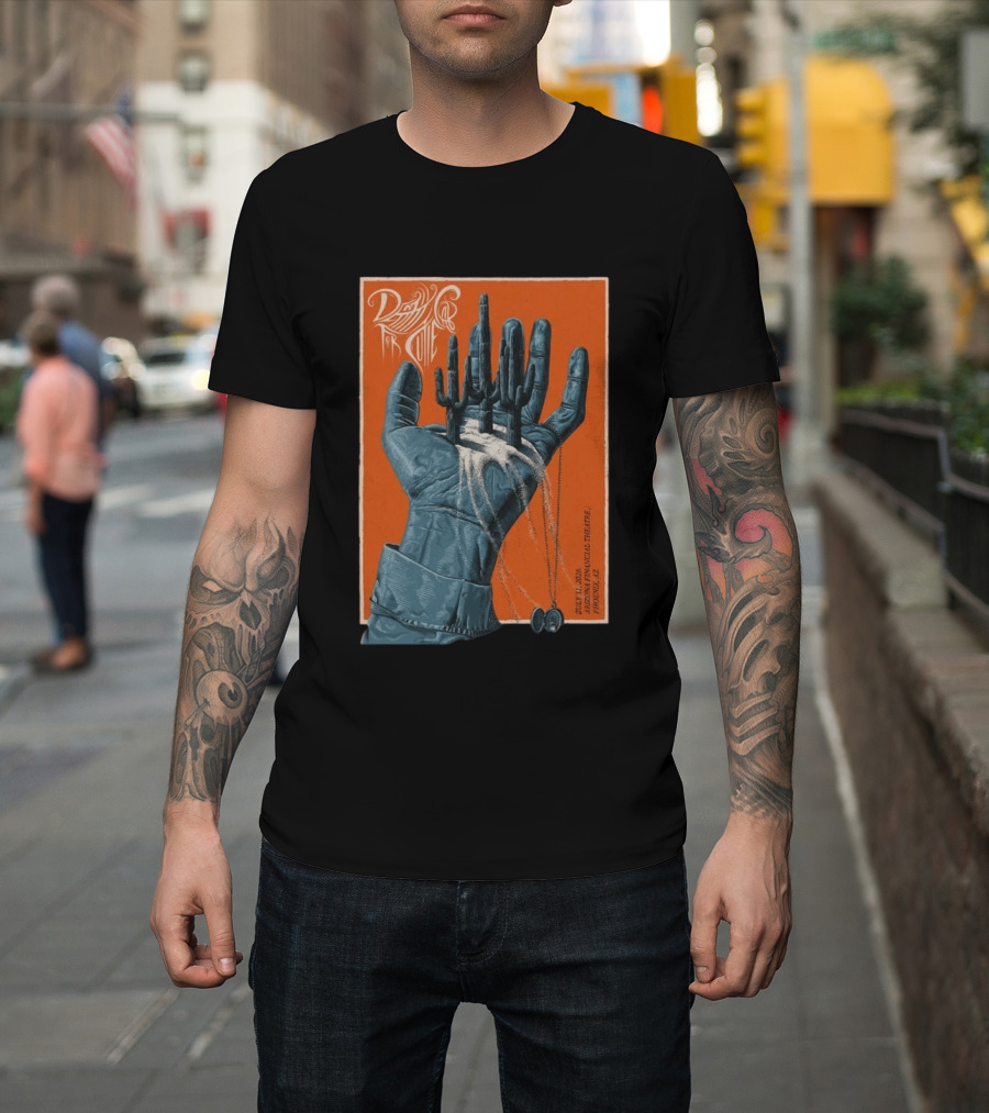 Death Cab For Cutie July 31 2026 Arizona Financial Theatre Phoenix AZ Cactus Hand T-Shirt