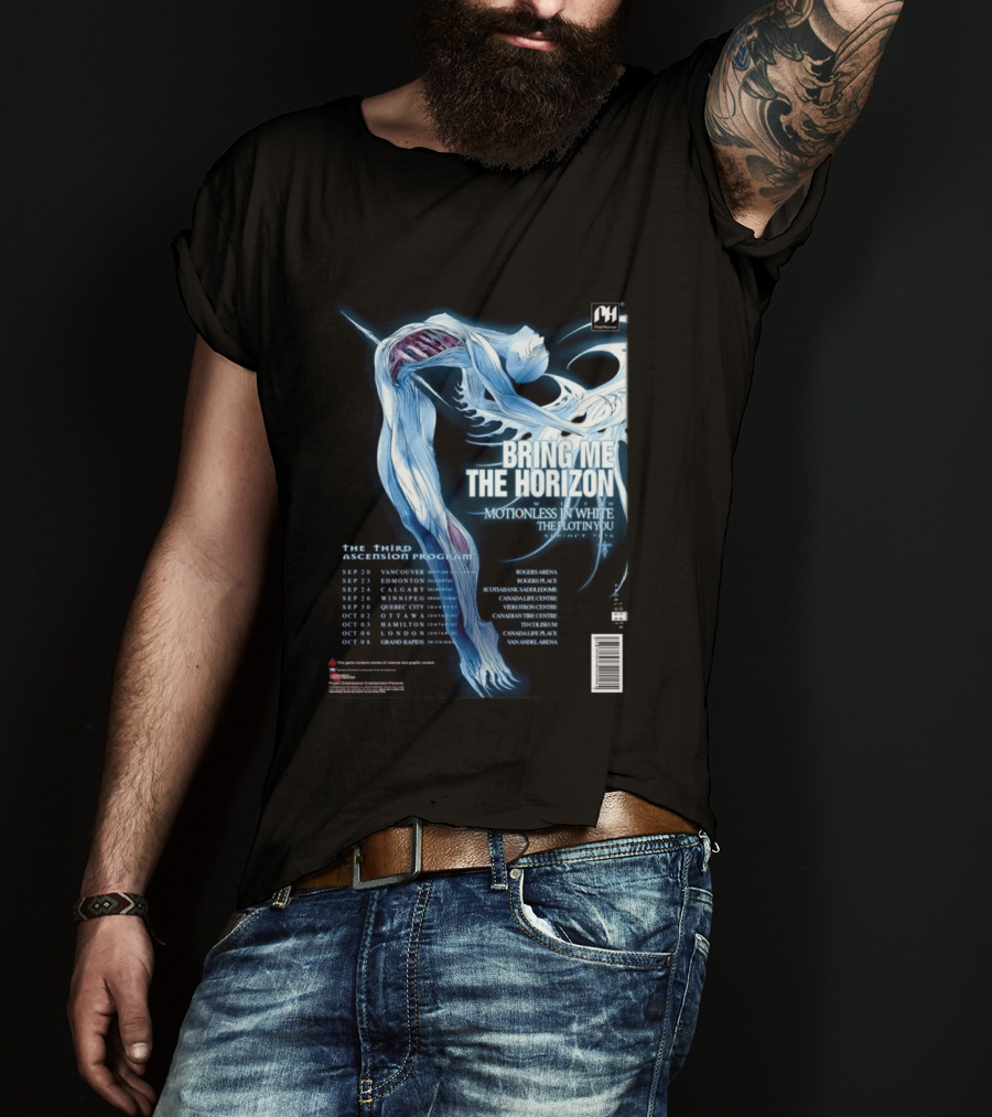 Bring Me The Horizon Motionless In White The Plot In You 2026 North America Tour T-Shirt