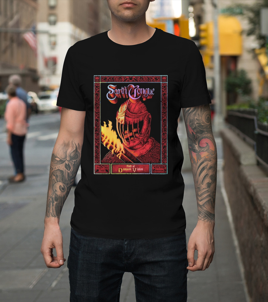 Earth Tongue August 16th 2023 Field Of Dungeon Vision Lyons Colorado T-Shirt