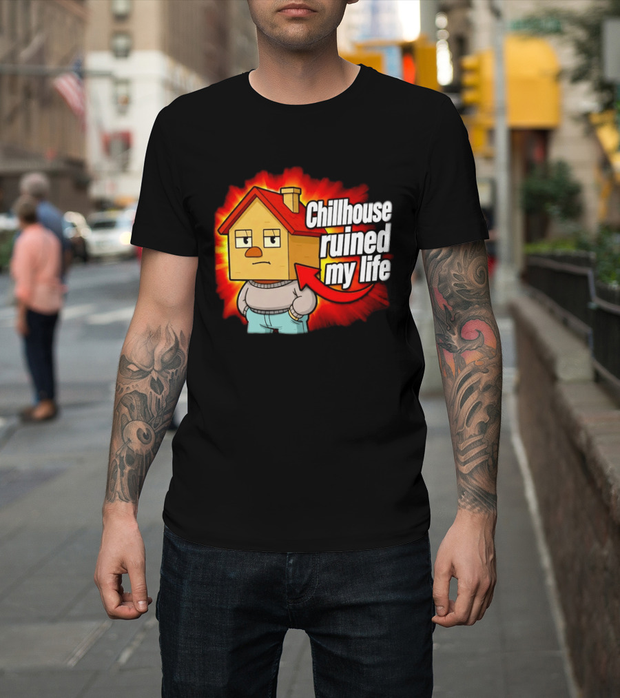 Chillhouse Ruined My Life Cube House T-Shirt