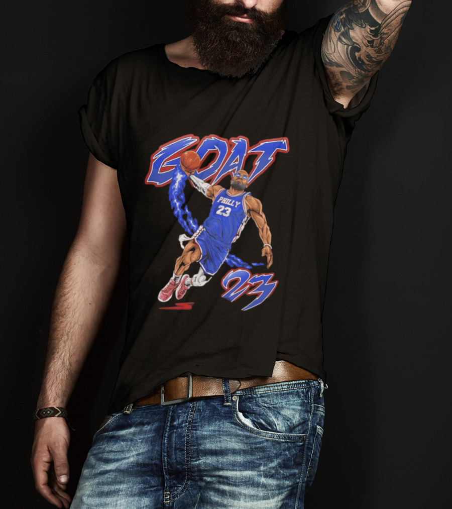 LeBron James Philly 23 GOAT Planet Euphoria Limited Edition T-Shirt