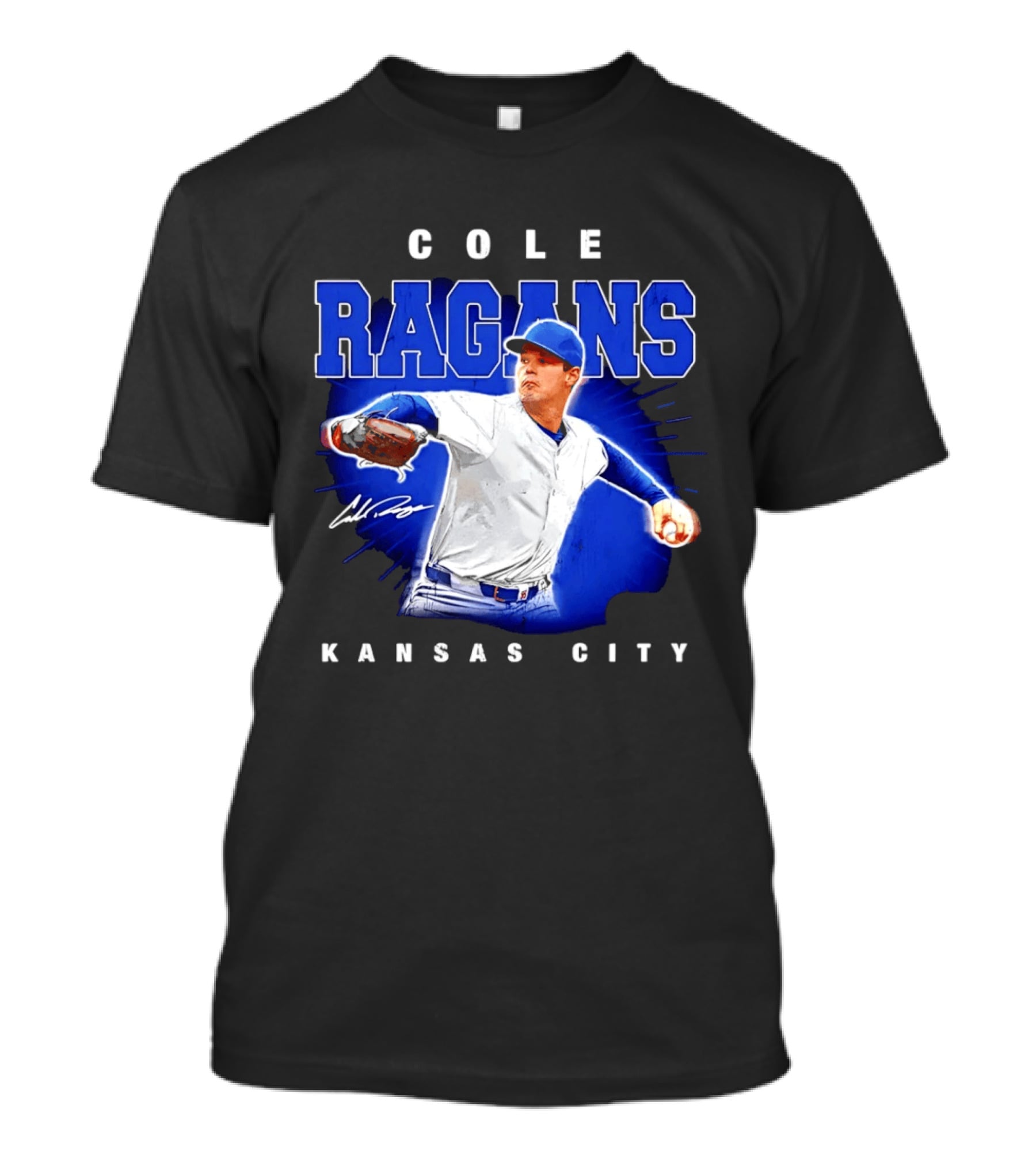 Cole Ragans Iconic Kansas City Pitcher Baseball Performance T-Shirt