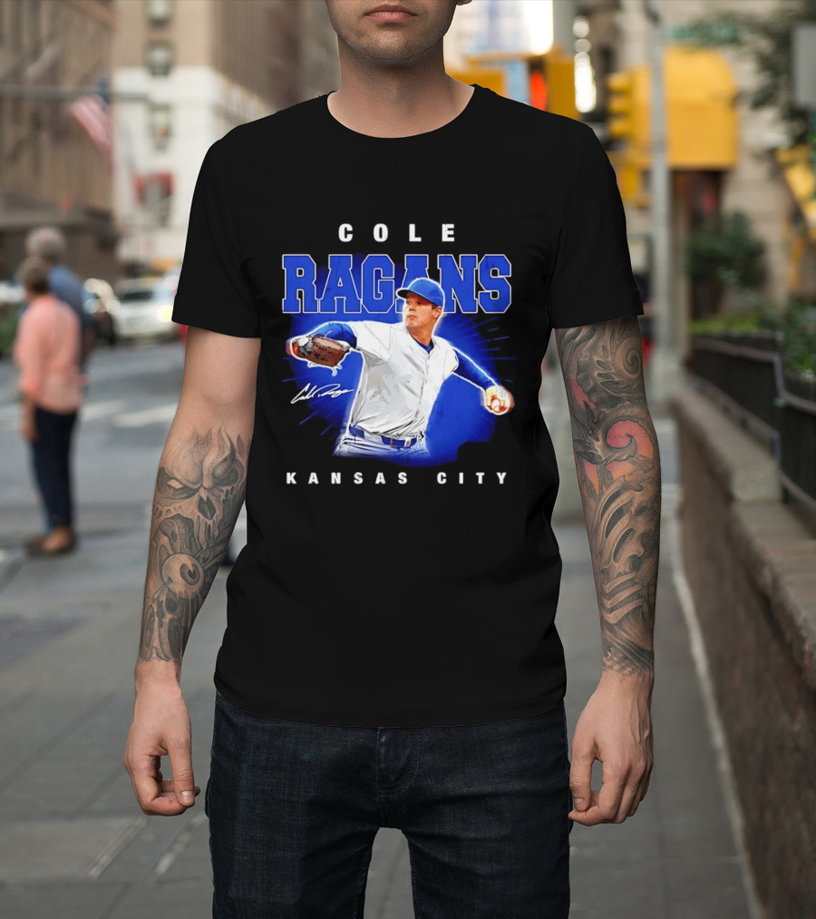 Cole Ragans Iconic Kansas City Pitcher Baseball Performance T-Shirt