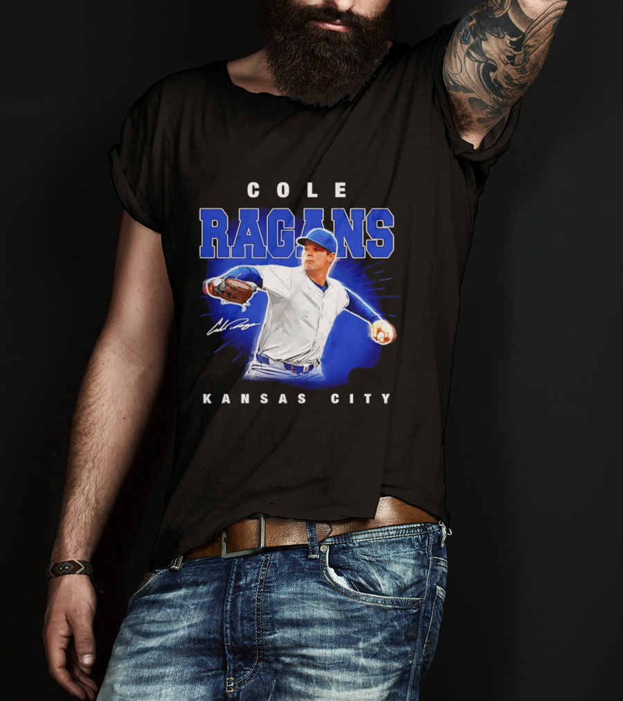 Cole Ragans Iconic Kansas City Pitcher Baseball Performance T-Shirt