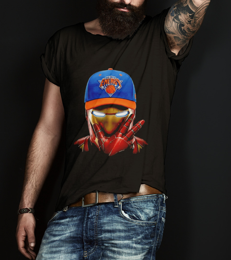 Big Knick Energy Iron Man New York Knicks T-Shirt