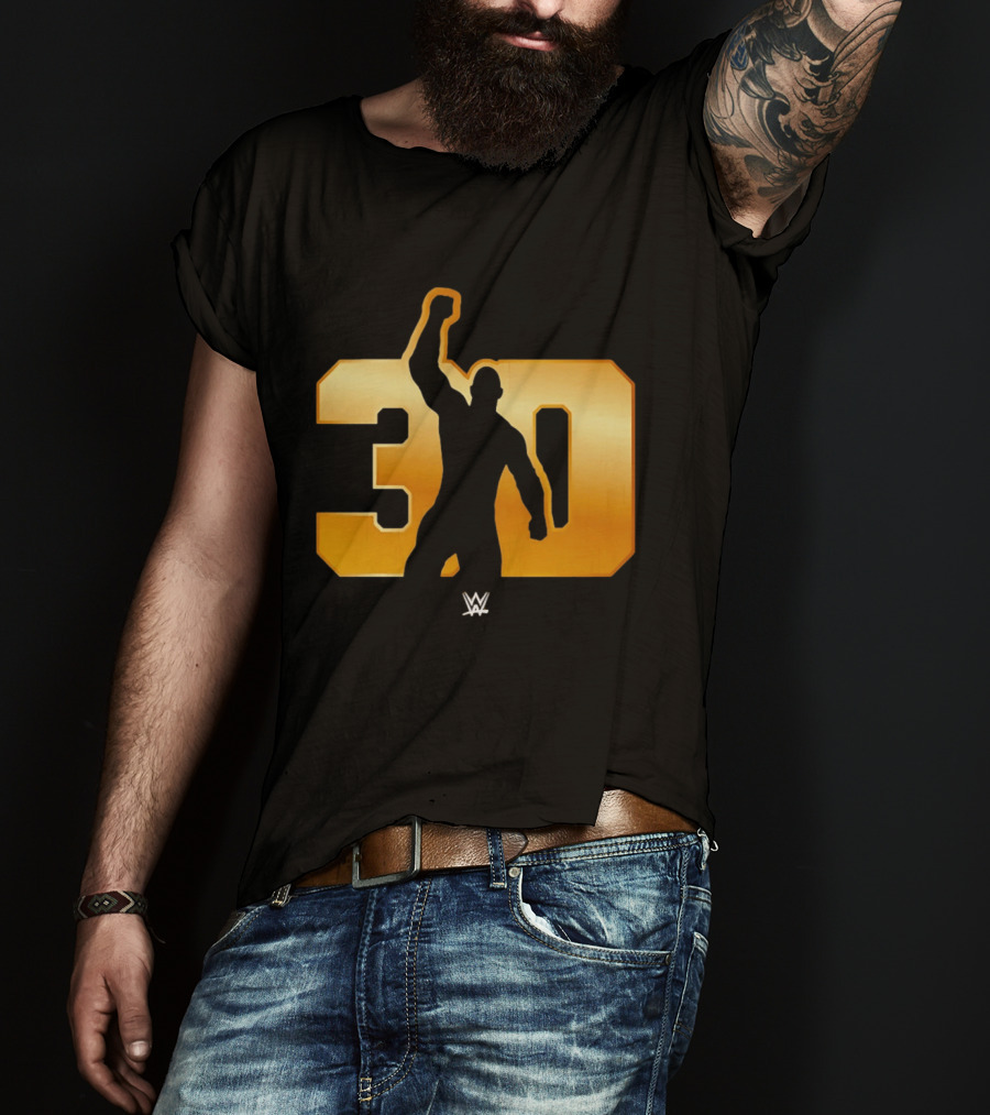 The Rock 30 WWE Years Anniversary Celebration T-Shirt