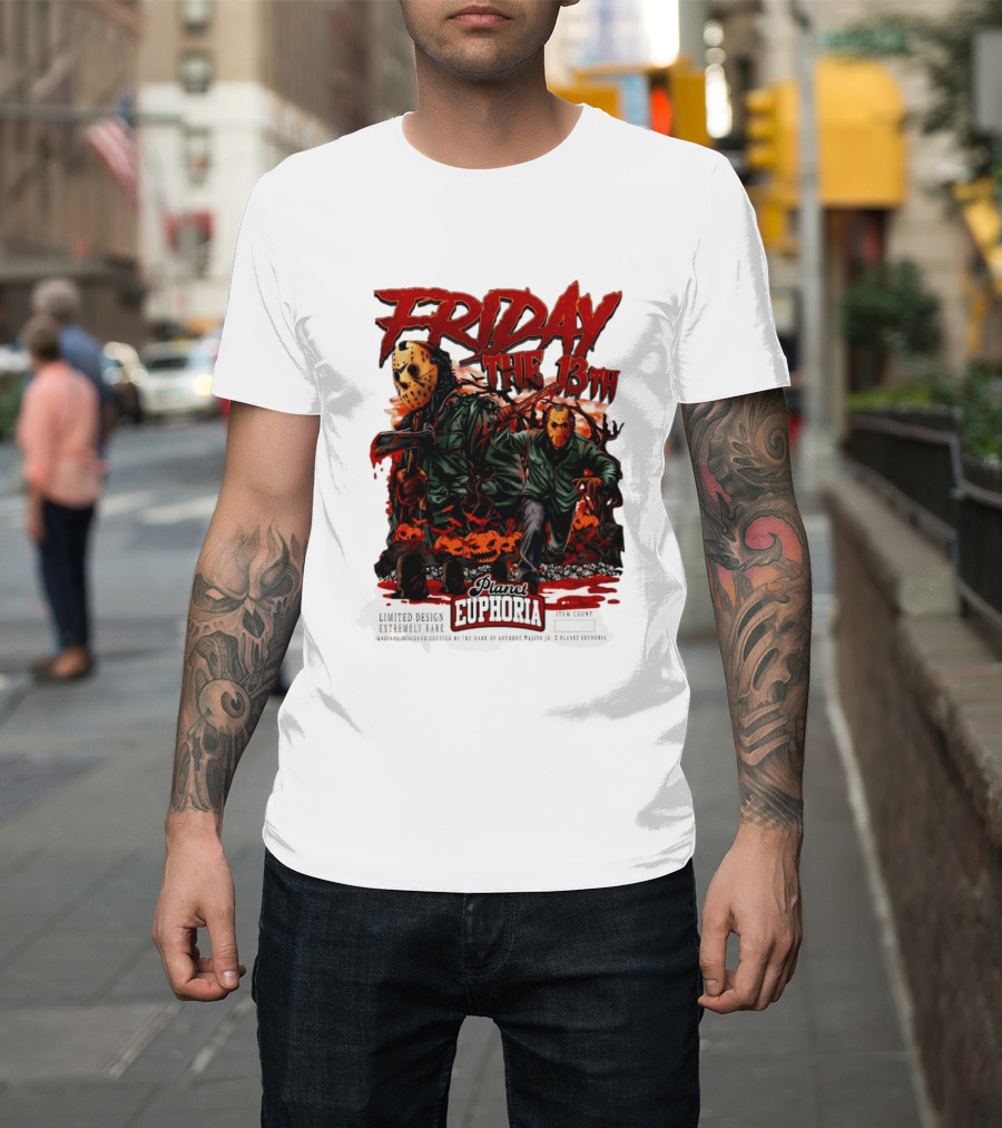 Friday The 13th Jason Voorhees Planet Euphoria Limited Edition T-Shirt