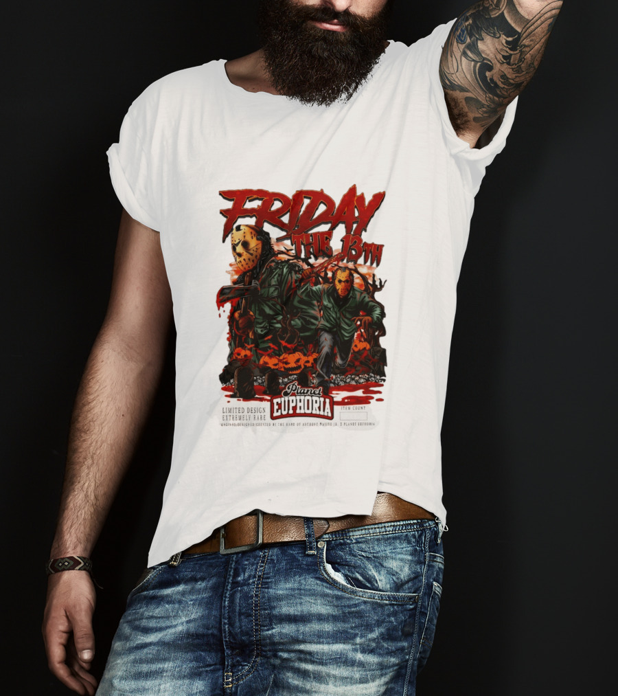 Friday The 13th Jason Voorhees Planet Euphoria Limited Edition T-Shirt