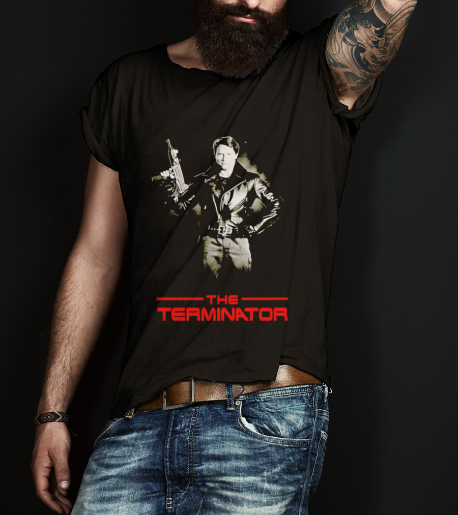 The Terminator Arnold Schwarzenegger Iconic Movie T-Shirt