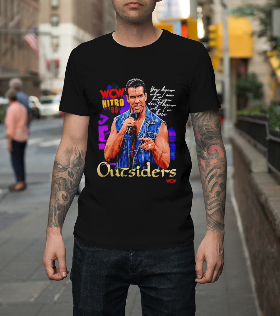 WCW Nitro '98 Scott Hall Outsiders You Know Who I Am T-Shirt