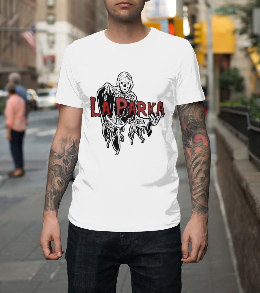 La Parka Grim Reaper Lucha Libre Luchador T-Shirt