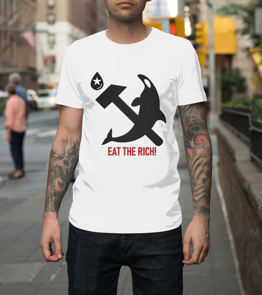 Eat The Rich Orca Hammer Star T-Shirt