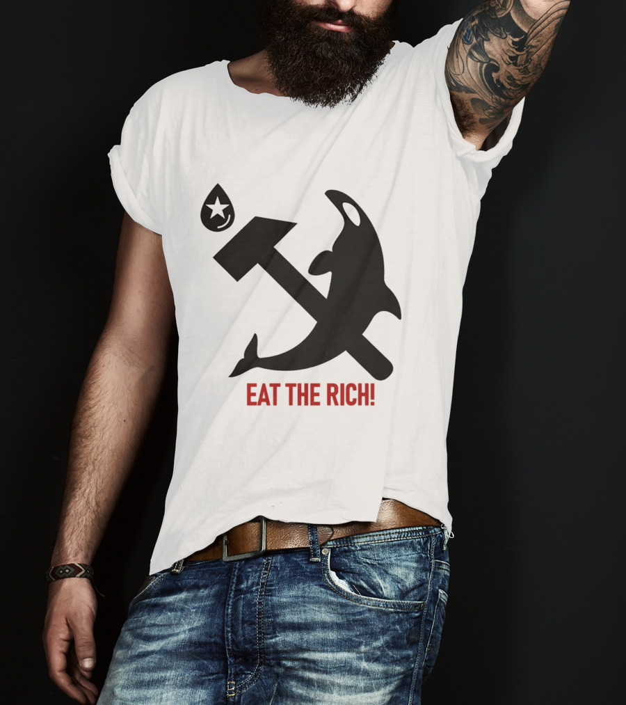Eat The Rich Orca Hammer Star T-Shirt