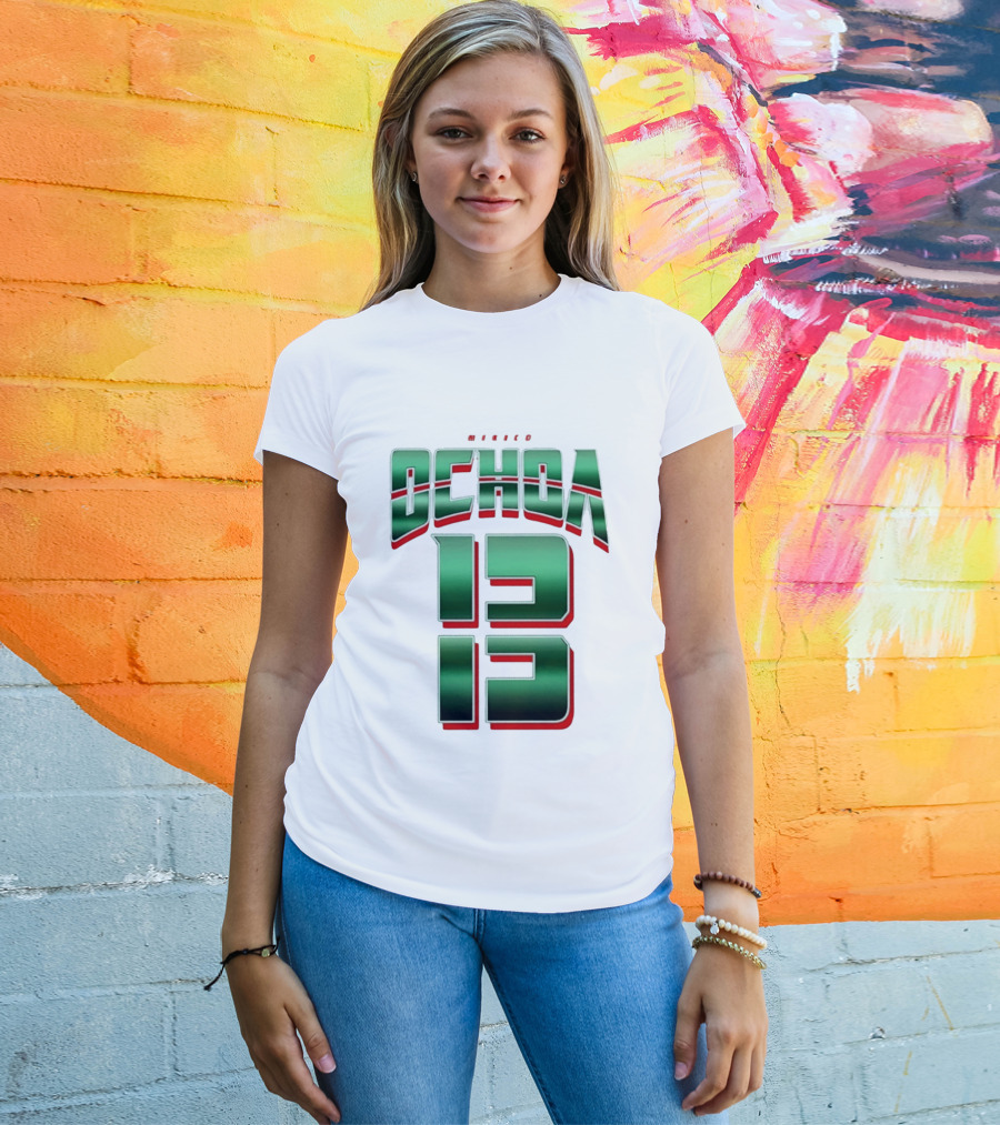 Guillermo Ochoa Mexico Jersey Ochoa 13 El Tri Number T-Shirt