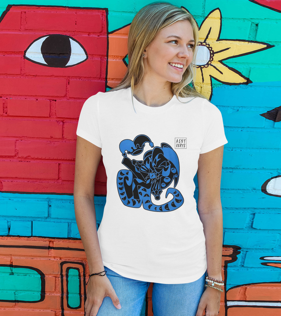 Shadow Milk Cookie Run A4NT Peeking Jester Snake T-Shirt