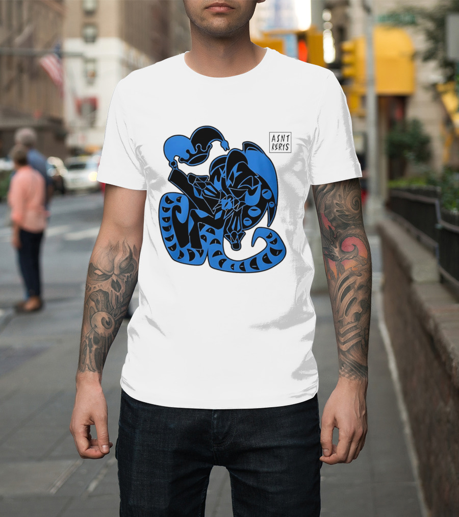 Shadow Milk Cookie Run A4NT Peeking Jester Snake T-Shirt