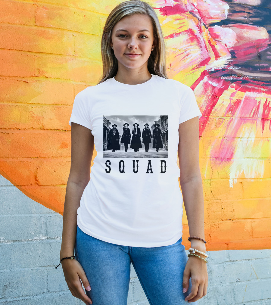 Indiana Fever Squad Caitlin Clark Lexie Hull Aliyah Boston Kelsey Mitchell Sophie Cunningham Western Walk T-Shirt