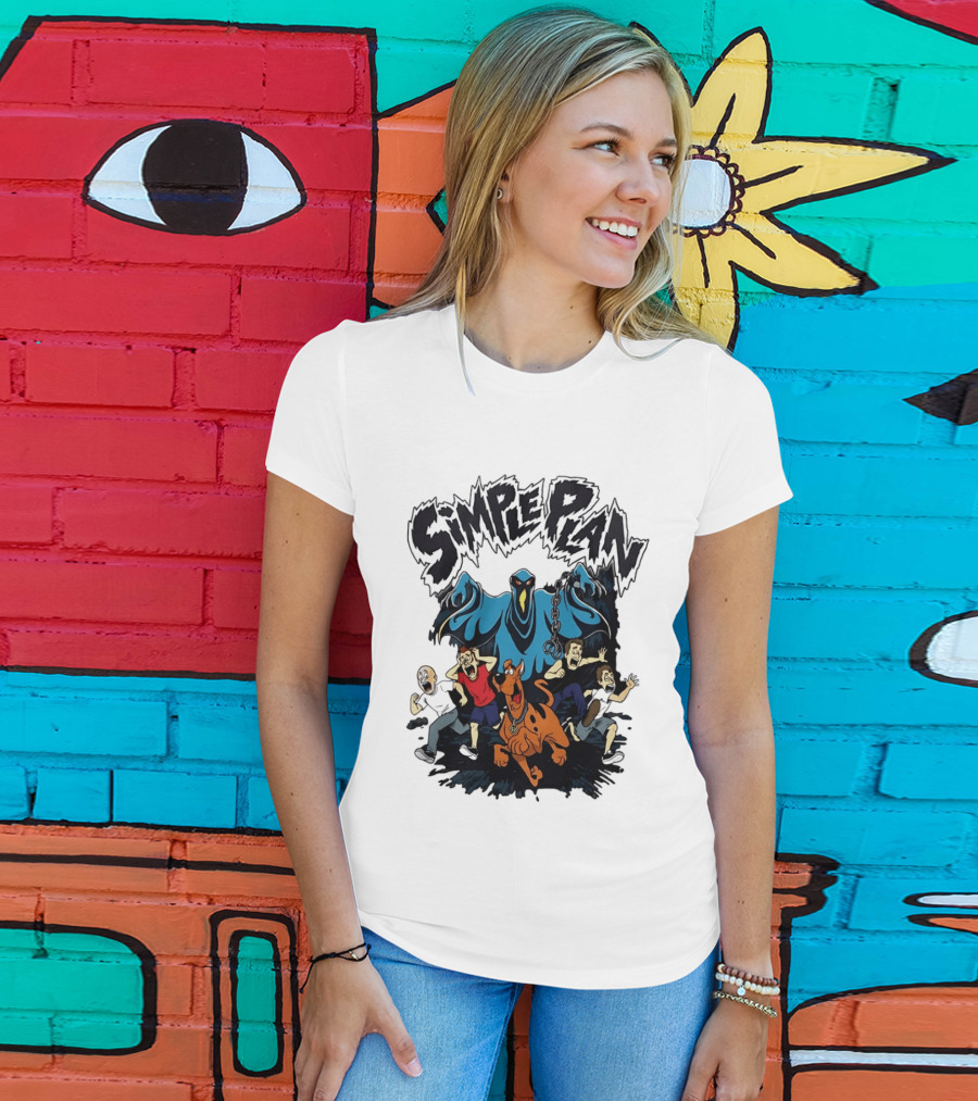 Simple Plan Scooby Doo The Bigger Than You Think Tour 2026 T-Shirt