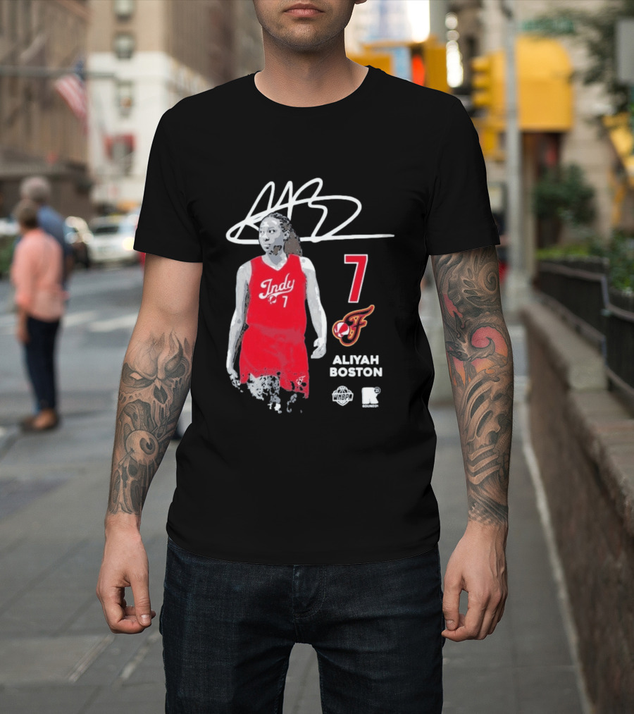 Aliyah Boston Indy 7 Indiana Fever WNBPA T-Shirt