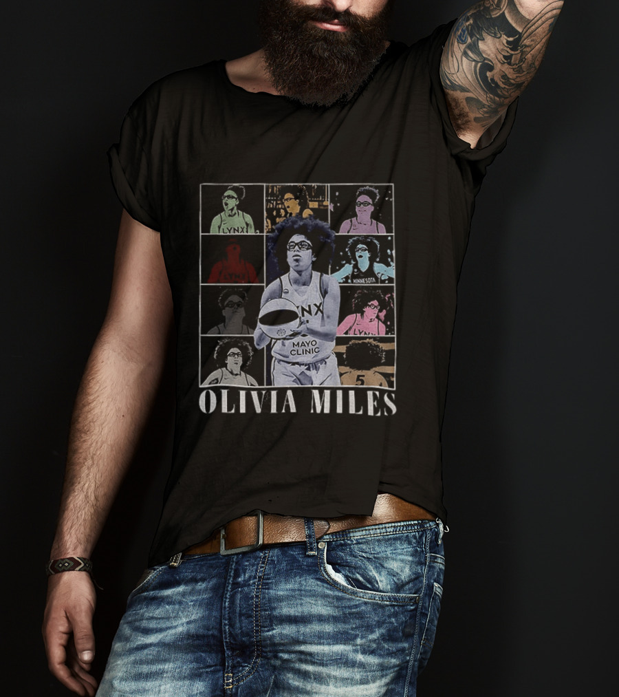 Olivia Miles Minnesota Lynx WNBA Mayo Clinic Basketball The Eras Tour T-Shirt