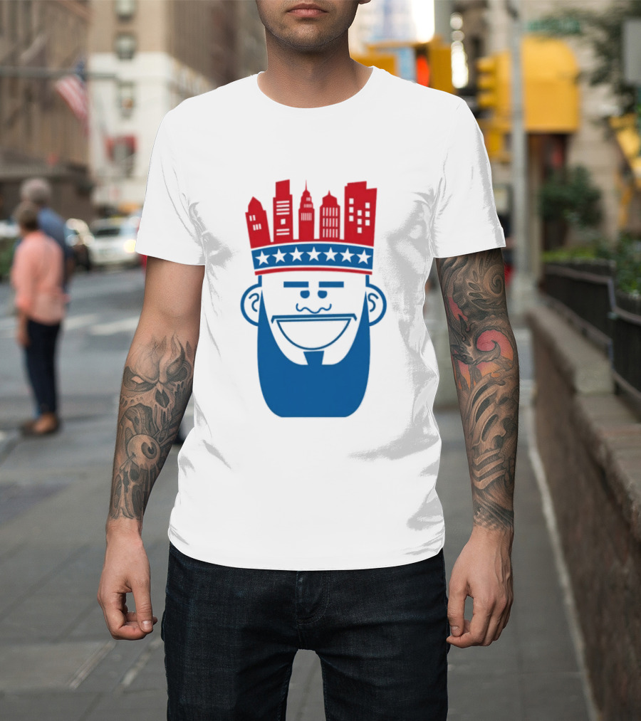 Lebron James Philadelphia 76ers Philly King Skyline Crown T-Shirt